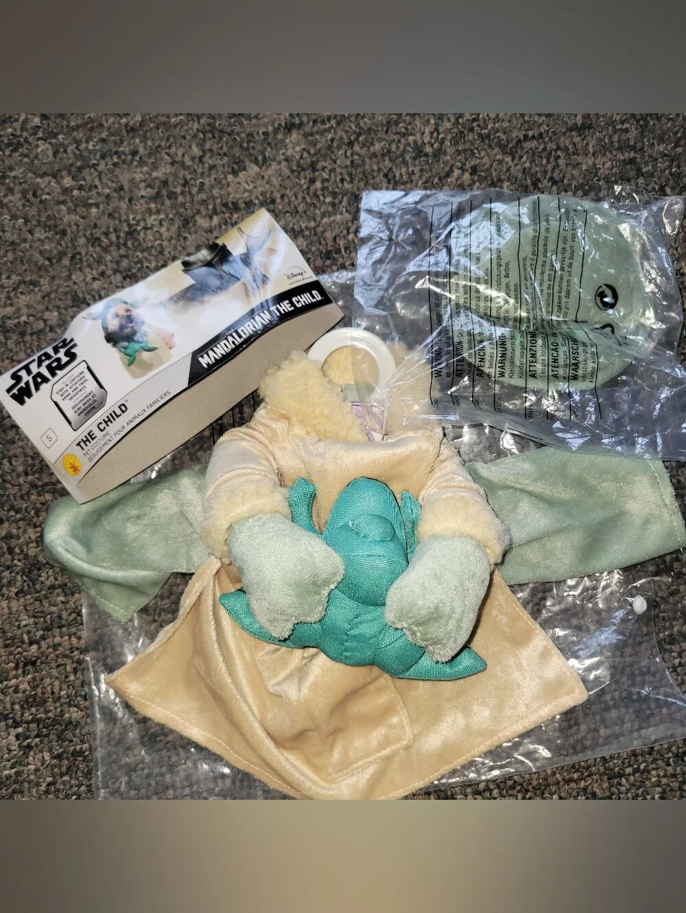 Rubie's Star Wars The Mandalorian The Child Pet Costume, Small